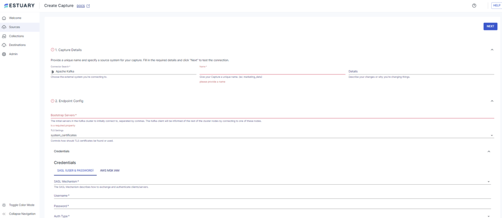 kafka to dynamodb - capture details