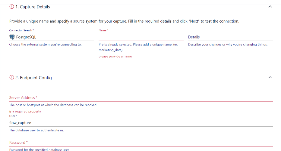 postgres to pinecone - capture details