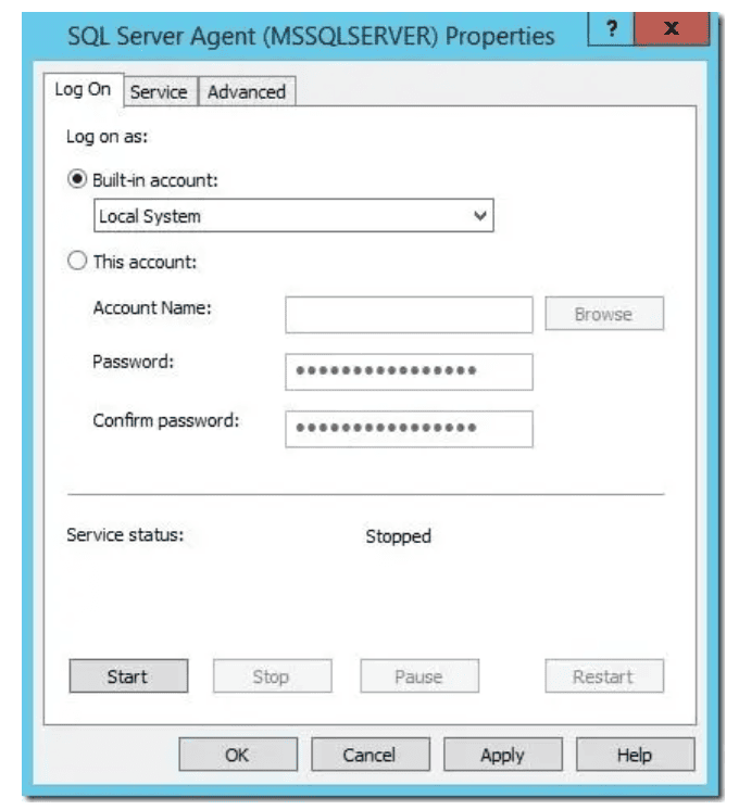 SQL Server Change Data Capture - Account Details