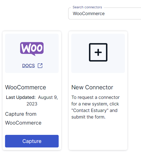 Woocommerce to Snowflake - Woocommerce Capture