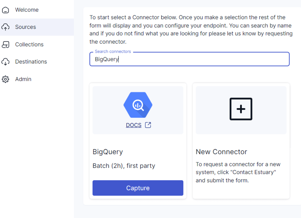 BigQuery to Snowflake - Select BigQuery as a source