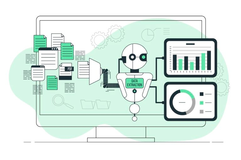 Data extraction - overview graphic